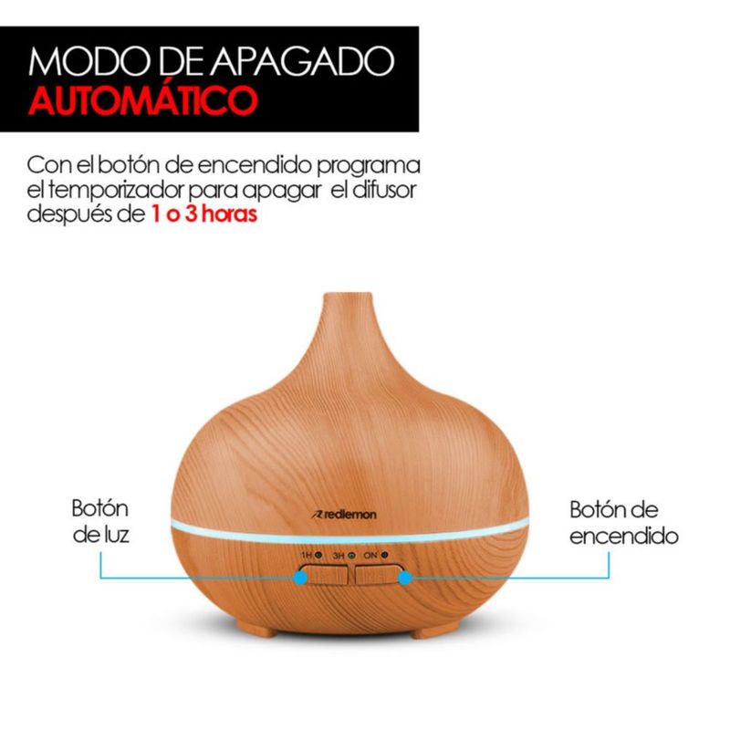 Humidificador Difusor Aceites Esenciales para Aromaterapia 100 ml