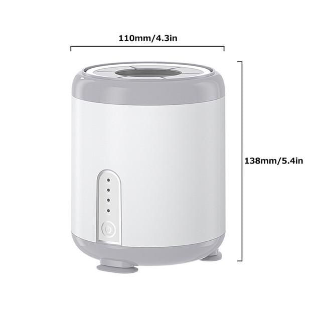 Mezclador de Leche Portátil Recargable para Bebés,Batidor Automático de Fórmula,Ideal para Disolver Grumos y Preparar Biberones sin Esfuerzo.HOGAWAY