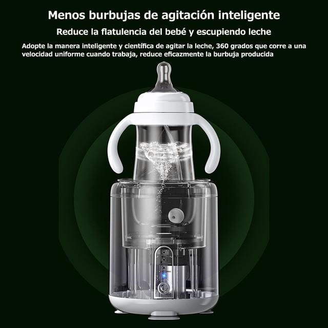 Mezclador de Leche Portátil Recargable para Bebés,Batidor Automático de Fórmula,Ideal para Disolver Grumos y Preparar Biberones sin Esfuerzo.HOGAWAY