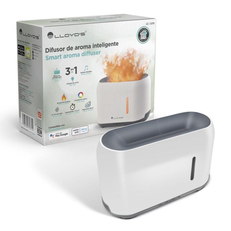 Lloyd's Difusor de Aroma Inteligente, Geolocalización y control c/app