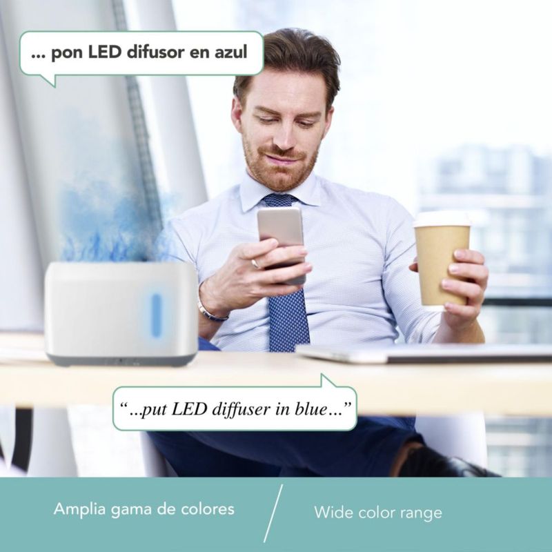 Lloyd's Difusor de Aroma Inteligente, Geolocalización y control c/app