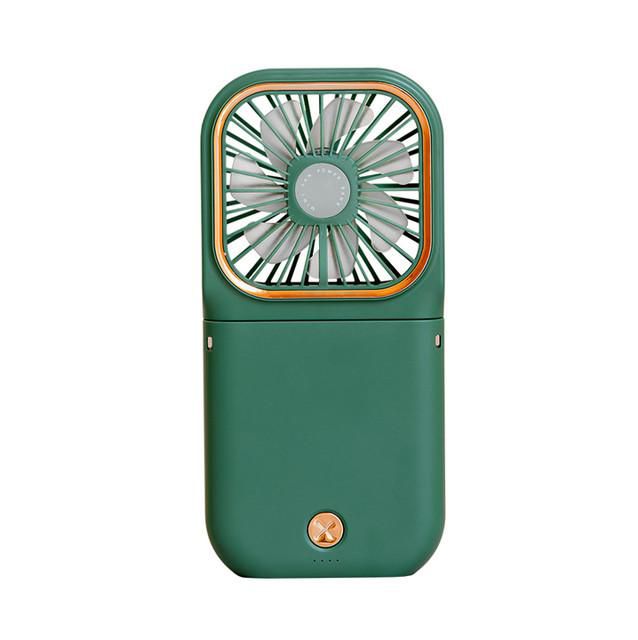 Ventilador de Mesa Plegable Mini Recargable USB,Color Blanco,Abanico Portátil de Mano y Escritorio,  Silencioso y Ligero.HOGAWAY