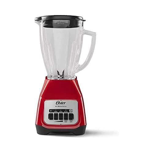 OZER Licuadora Kaliman Vidrio Roja 1.5L