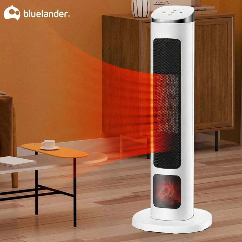 Calentador Eléctrico Bluelander 63 cm 220V con Control Remoto