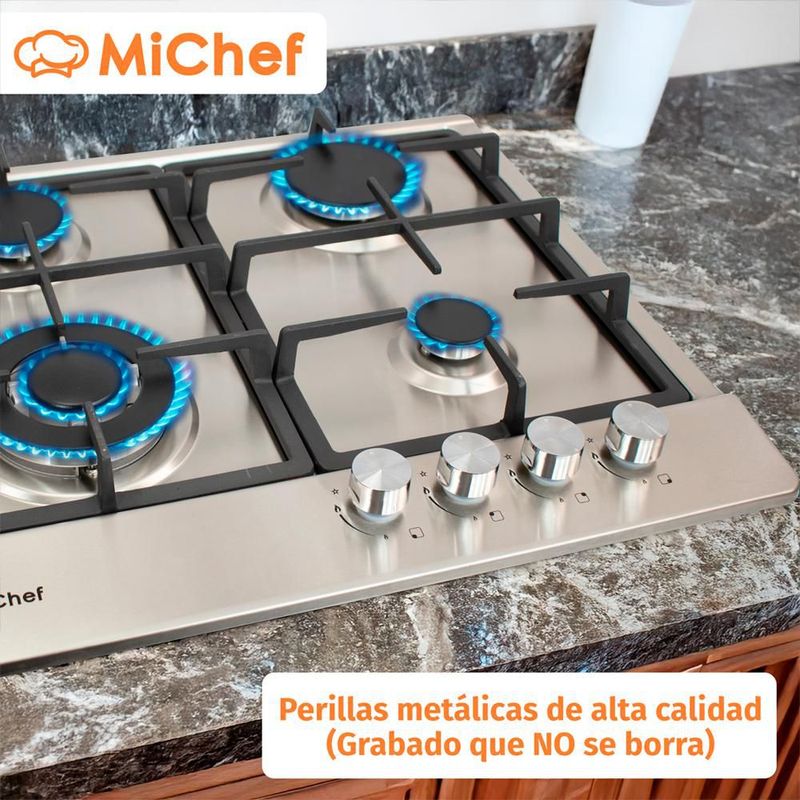 Parrilla empotrable de 60cm SCAPPI
