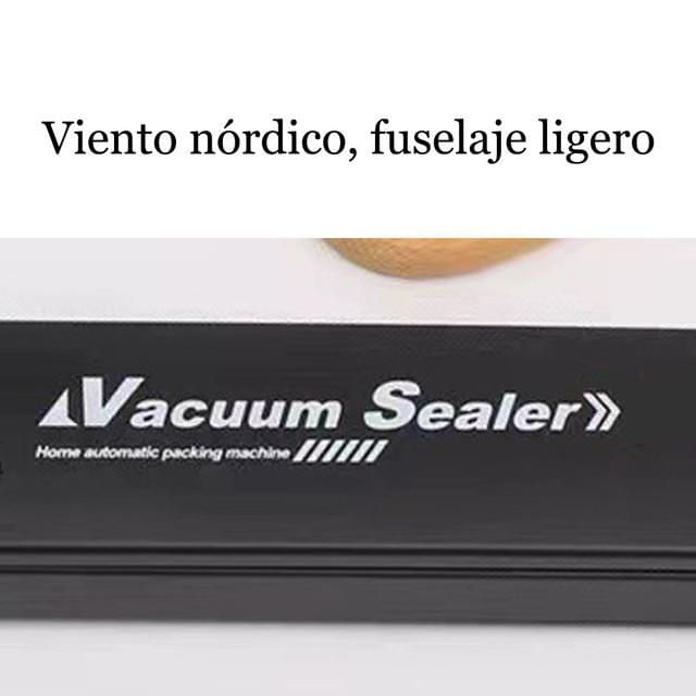 Pequeña máquina de sellado al vacío doméstica máquina de conservación automática máquina de sellado y embalaje de alimentos de cocina fábrica