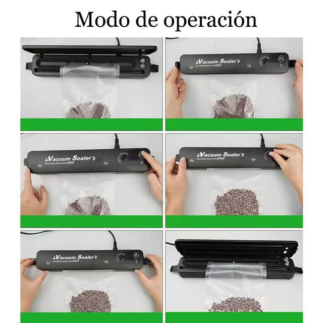 Pequeña máquina de sellado al vacío doméstica máquina de conservación automática máquina de sellado y embalaje de alimentos de cocina fábrica