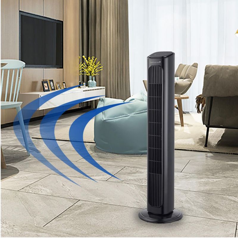Narvik Ventilador de Torre 32" Silencioso de 40W con Control Remoto y Panel Touch, Modelo NA5032