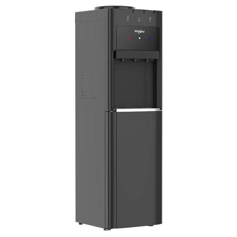 Despachador de Agua Whirlpool con Refrigerador Inferior Negro