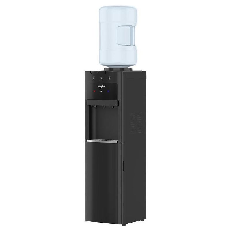 Despachador de Agua Whirlpool con Refrigerador Inferior Negro