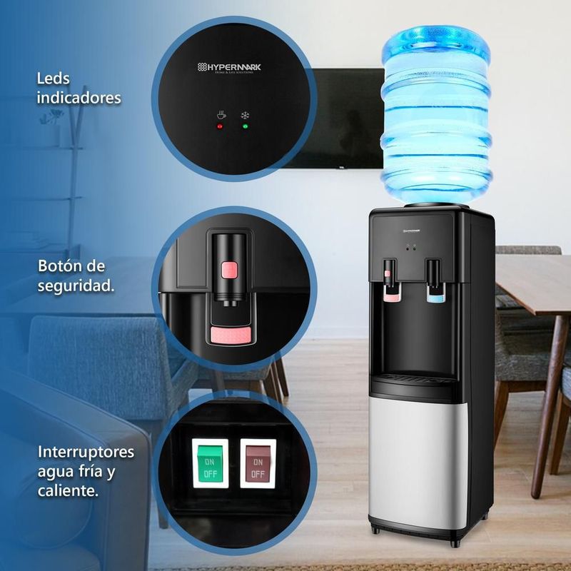Dispensador agua hypermark enfriador coolwater compresor