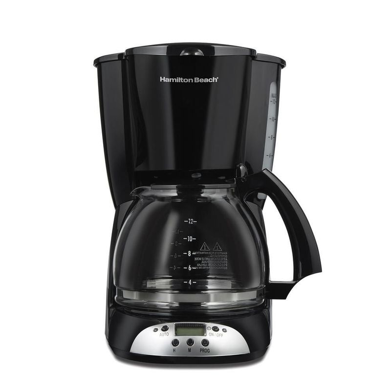 CAFETERA HAMILTON BEACH 49465R 12 TAZAS PROGRAMABLE