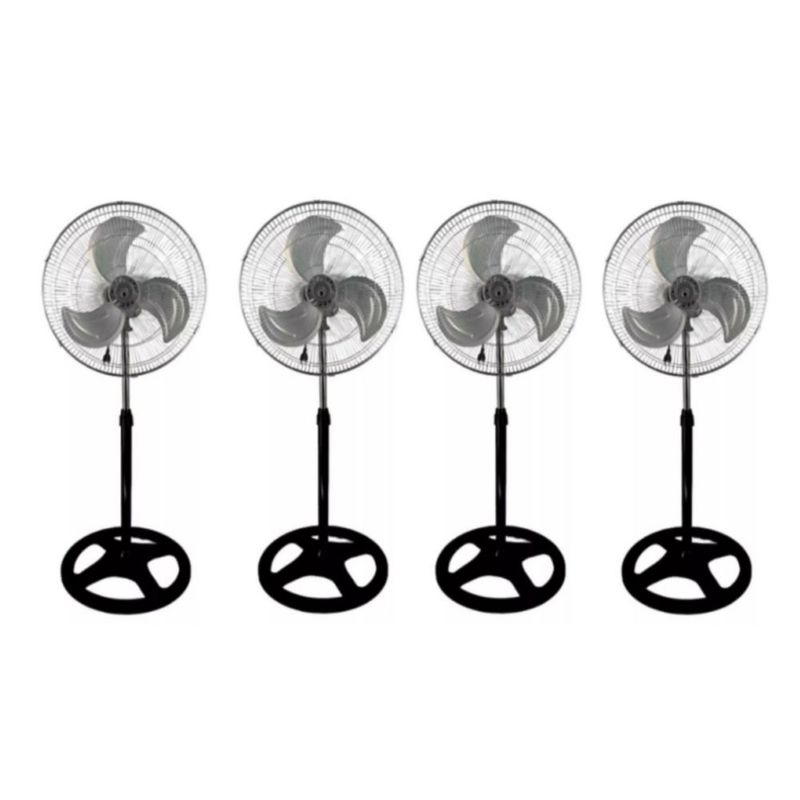 Kit de 4 Ventiladores de Pedestal 3 en 1 Techo Base Piso