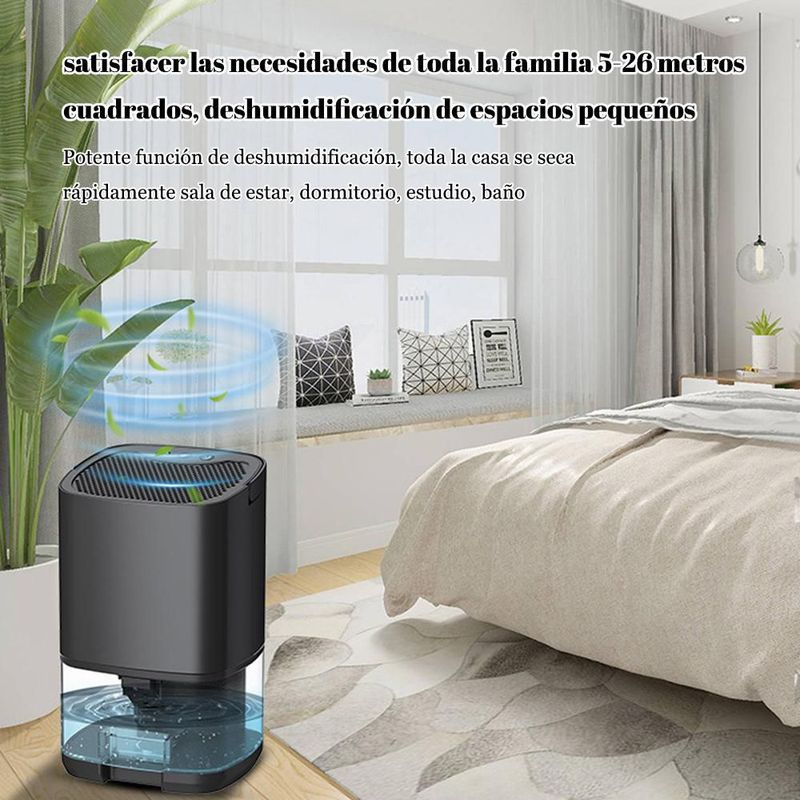 Deshumidificador, hogar, dormitorio, silencioso, deshumidificador pequeño, mini. blanco