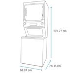 Centro de Lavado Aqua Saver Green a Gas 23 kg Diamond Gray Mabe - MCL2340PSDG0