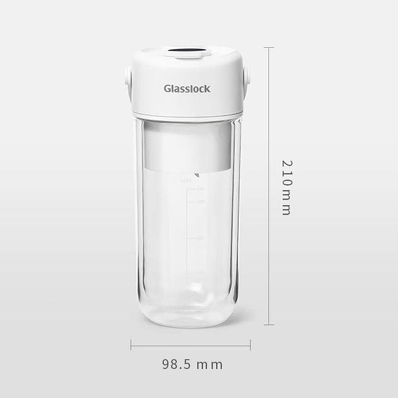 Vaso de batidora portátil, exprimidor de frutas eléctrico USB, mezclador de zumo recargable, HOGAWAY