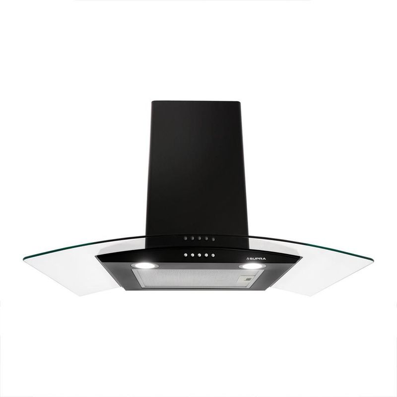 Combo ROTWAND parrilla BRIONI de 76cm y Campana de 76cm CC-76 BLACK