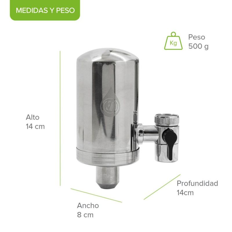 Filtro Purificador de agua para grifo AVERA EOZ01