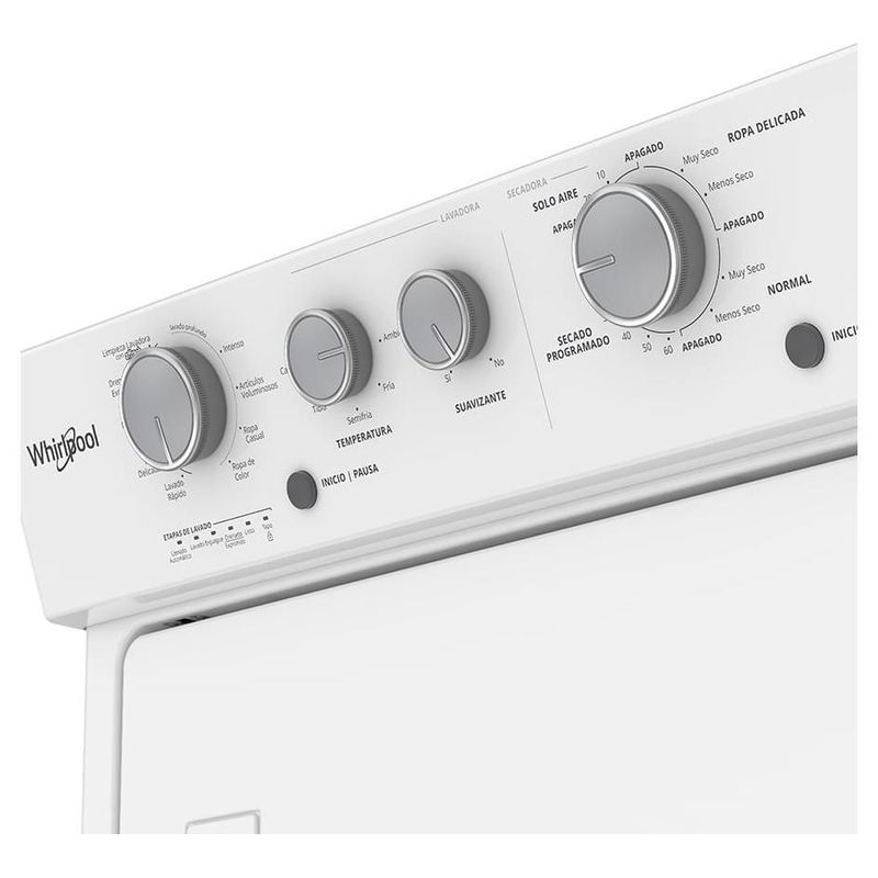Centro de lavado Eléctrico 20 kg Alta Eficiencia Blanco