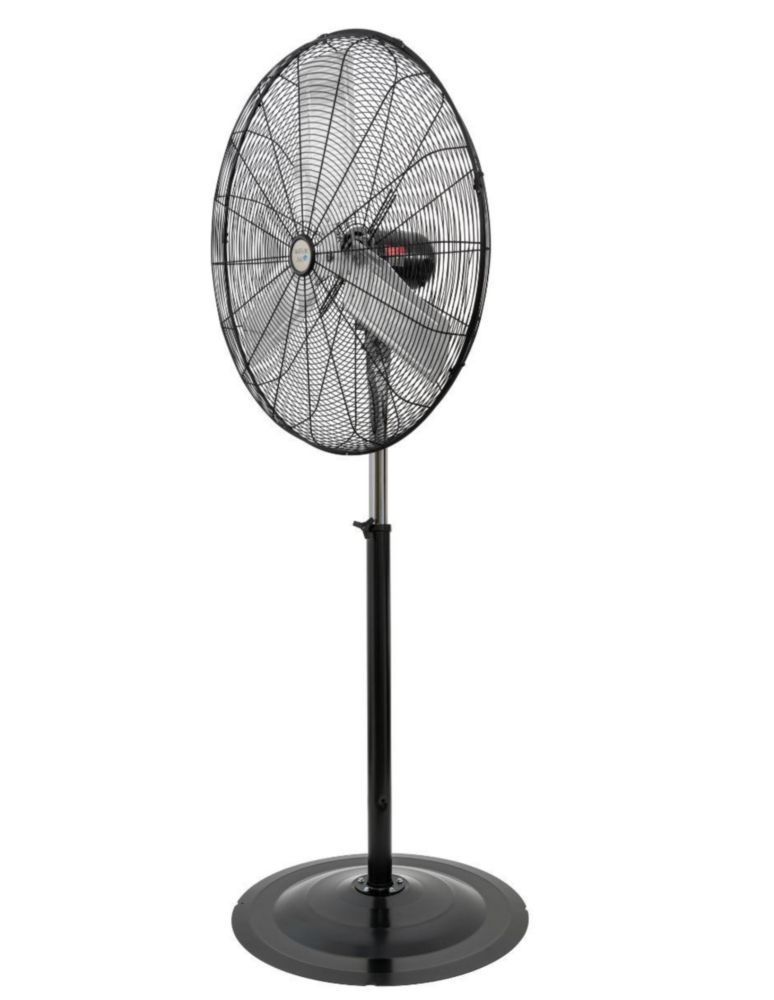 Narvik Ventilador de Pedestal Industrial de 30 Pulgadas de 230W con Aspas de Aluminio
