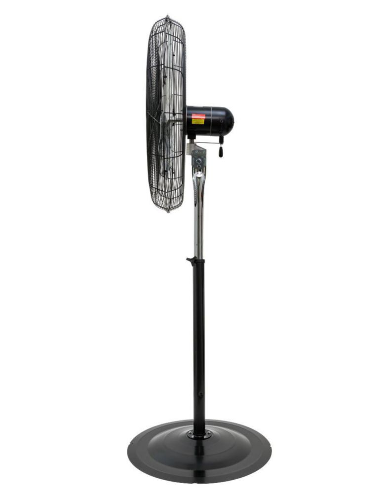 Narvik Ventilador de Pedestal Industrial de 30 Pulgadas de 230W con Aspas de Aluminio