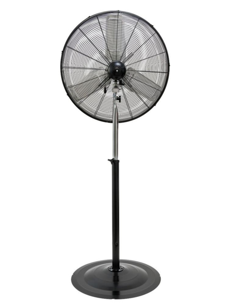Narvik Ventilador de Pedestal Industrial de 30 Pulgadas de 230W con Aspas de Aluminio