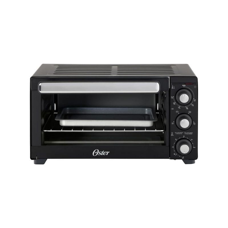 Oster Horno, con Convección, de 15 L de Capacidad, con Interior Antiadherente, para Hornear, Asar, Tostar, Convección, Accesorio