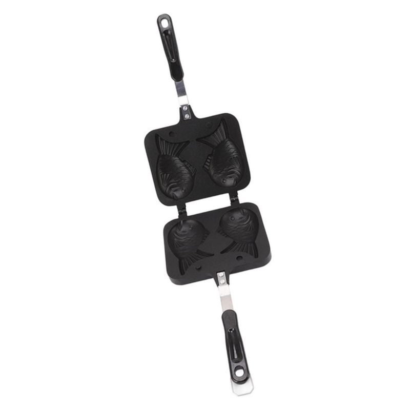 Máquina para Hacer Gofres, Molde para Pasteles Taiyaki, Molde para Hacer Pasteles Antiadherentes, Panqueque con Forma de de Dobl