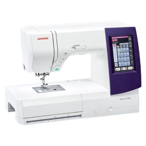 Máquina Digital 2 En 1 Para Coser Y Bordar Mc9850 Janome color Blanco