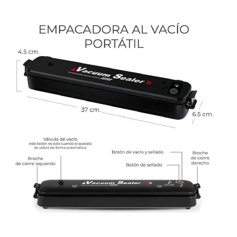 Selladora De Alimentos Al Vacio