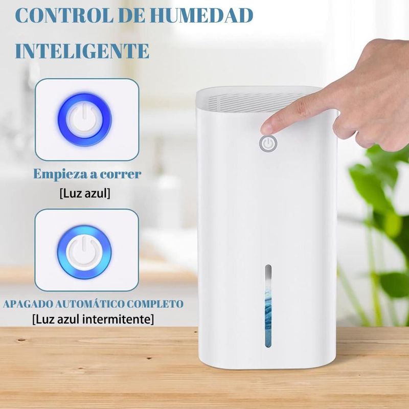 Deshumidificador, doméstico, silencioso, deshumidificador de aire para dormitorio, deshumidificador mini.HOGAWAY
