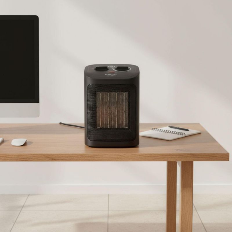 Calefactor eléctrico portátil 1500 W 2 niveles de calor EUROGAR EUCAL02