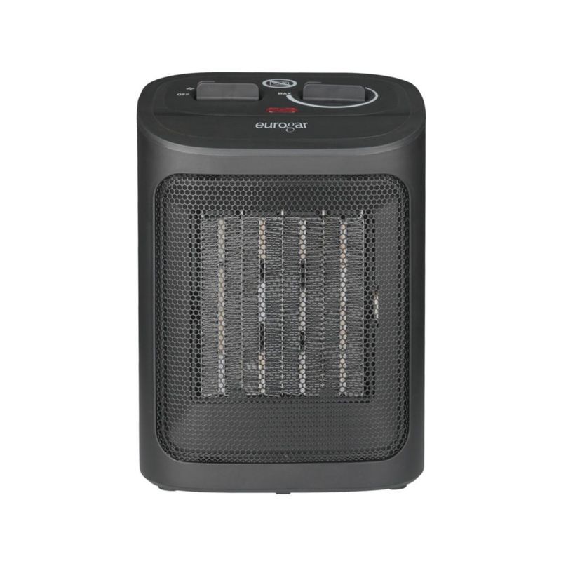 Calefactor eléctrico portátil 1500 W 2 niveles de calor EUROGAR EUCAL02