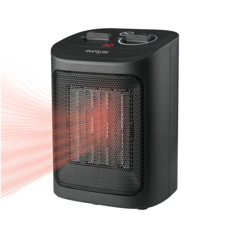 Calefactor eléctrico portátil 1500 W 2 niveles de calor EUROGAR EUCAL02