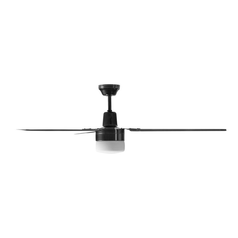 Coolfan Ventilador de Techo Industrial de 54 Pulgadas con Luz, Control de Pared y 3 Aspas