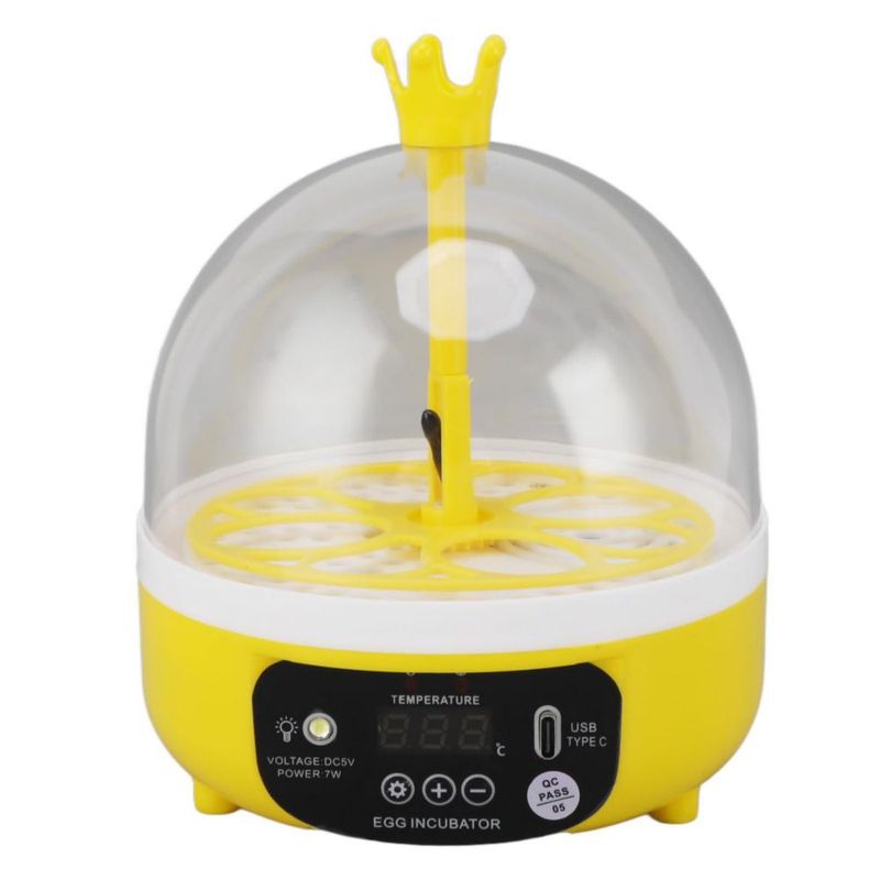 Incubadora de Huevos, Control Automático de Humedad y Temperatura, Máquina para Incubar Aves de Corral, ABS para la Escuela (aut