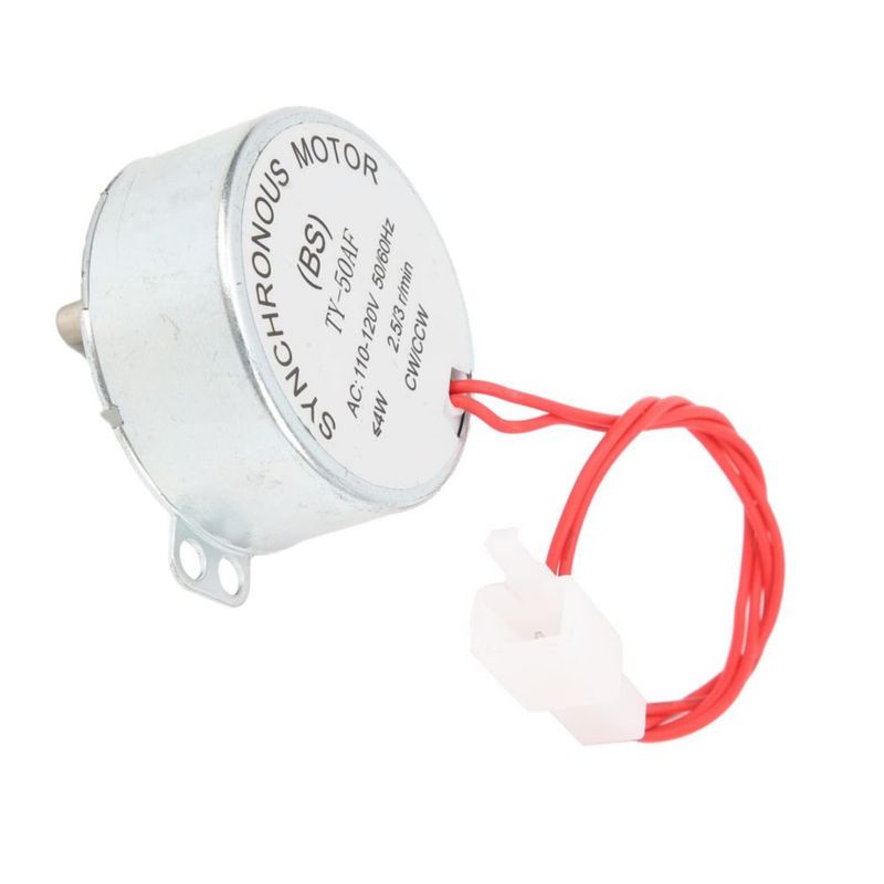 Fydun Motor de Incubadora Automática, Mini Equipo CW de Rotación de Huevos de Baja Velocidad de Modo Dual CCW 110V (110V)