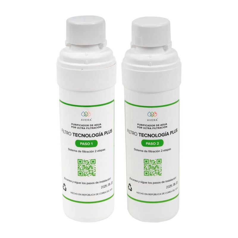 Filtros repuesto para purificador agua por ultrafiltración AVERA FRPAM01