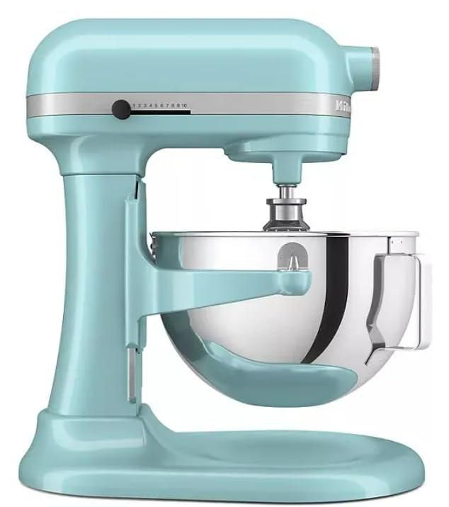 KitchenAid Batidora de Pie Profesional, 4.7 L, Mineral Watter, con Tazón de Acero Inoxidable y Accesorios