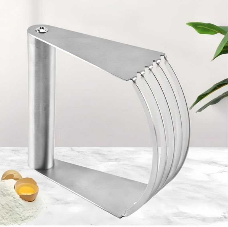 THJOPOKEEL Dough Cutter Blender, Batidora de Masa Acero Inoxidable, Mezclador de Masa Manual con Cuchillas Afiladas, Cortador de