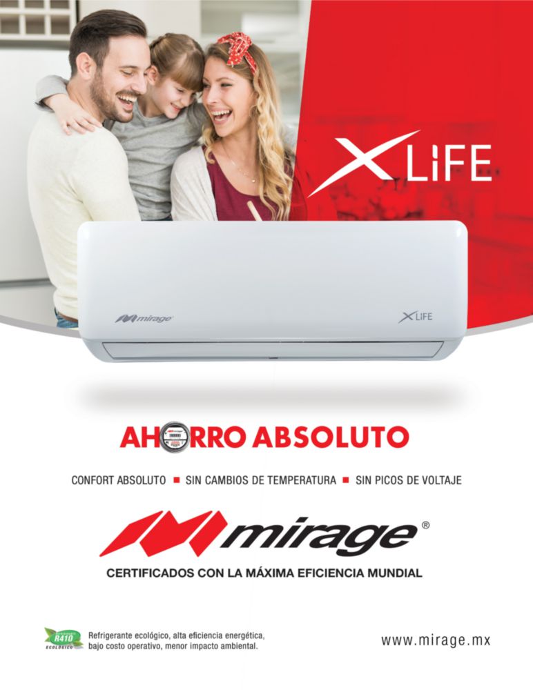 MINISPLIT MIRAGE XLIFE FRIO 1.5 TON SETCLF181J