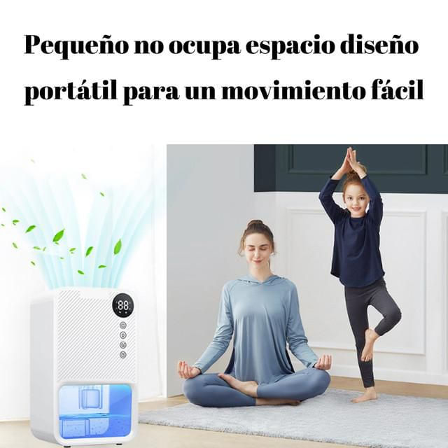 Deshumidificador, doméstico, silencioso, deshumidificador de aire para dormitorio, deshumidificador mini.HOGAWAY
