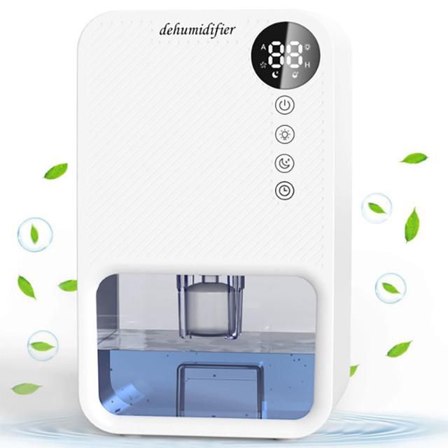 Deshumidificador, doméstico, silencioso, deshumidificador de aire para dormitorio, deshumidificador mini.HOGAWAY