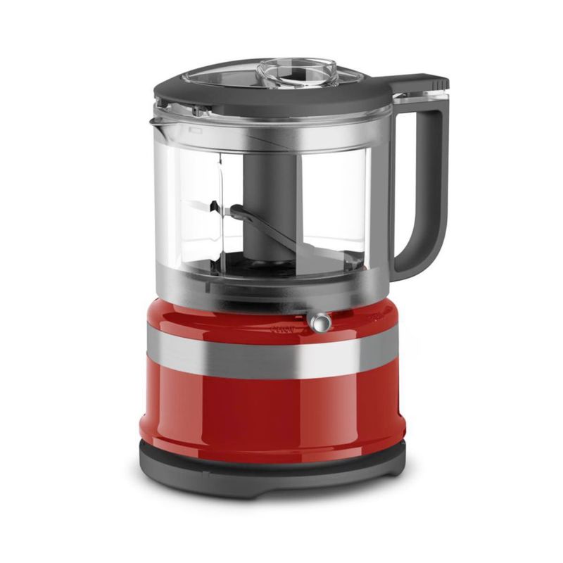LUTEMA Kitchen KFC3516, Procesador de alimentos práctico recipiente de 3.5 tazas, Pequeño y fácil de guardar, Controles precisos
