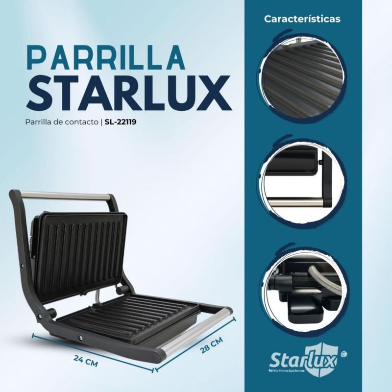 Parrilla STARLUX SL‑22119 110-127V 1000W