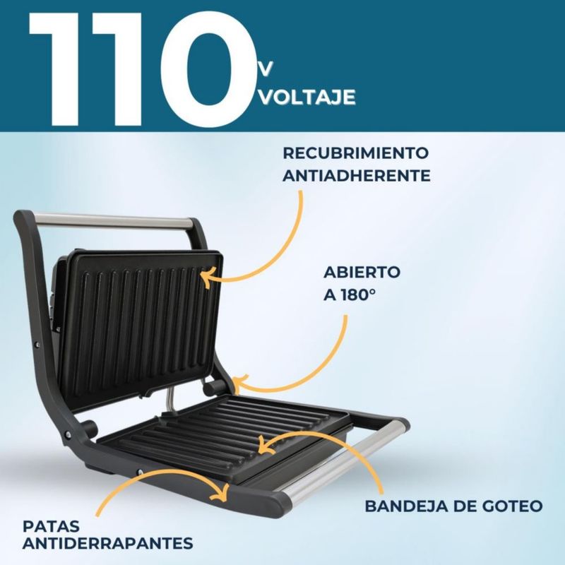 Parrilla STARLUX SL‑22119 110-127V 1000W