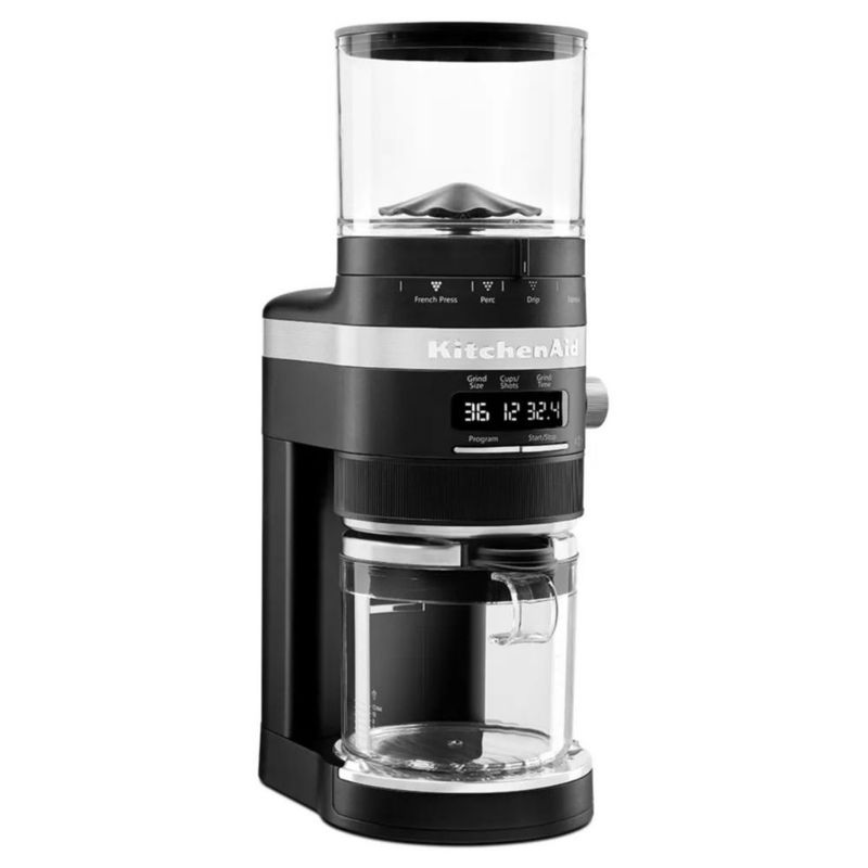 Molino de Café KitchenAid KCG8433BM de 10 Oz Negro Mate