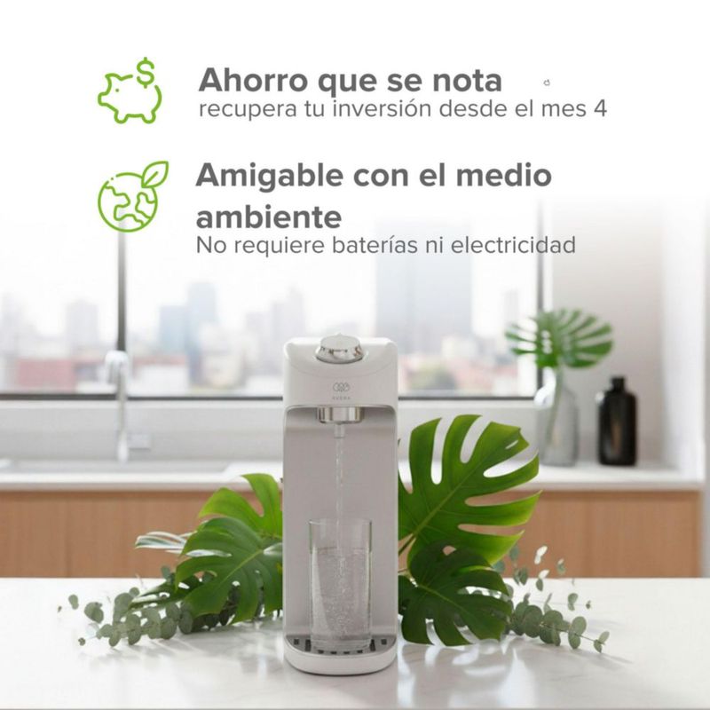 Purificador de agua por ultrafiltración 4 etapas de filtración AVERA PAM01