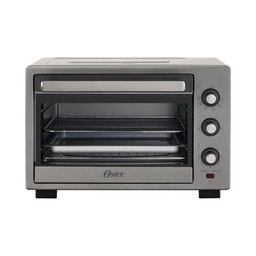 Oster Horno, con Freidora de Aire, de 30 L de Capacidad, con Interior Antiadherente, para Freír al Aire, Hornear, Asar, Tostar,