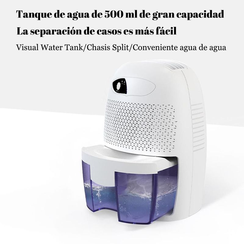 Deshumidificador, doméstico, silencioso, deshumidificador de aire para dormitorio, deshumidificador mini.HOGAWAY